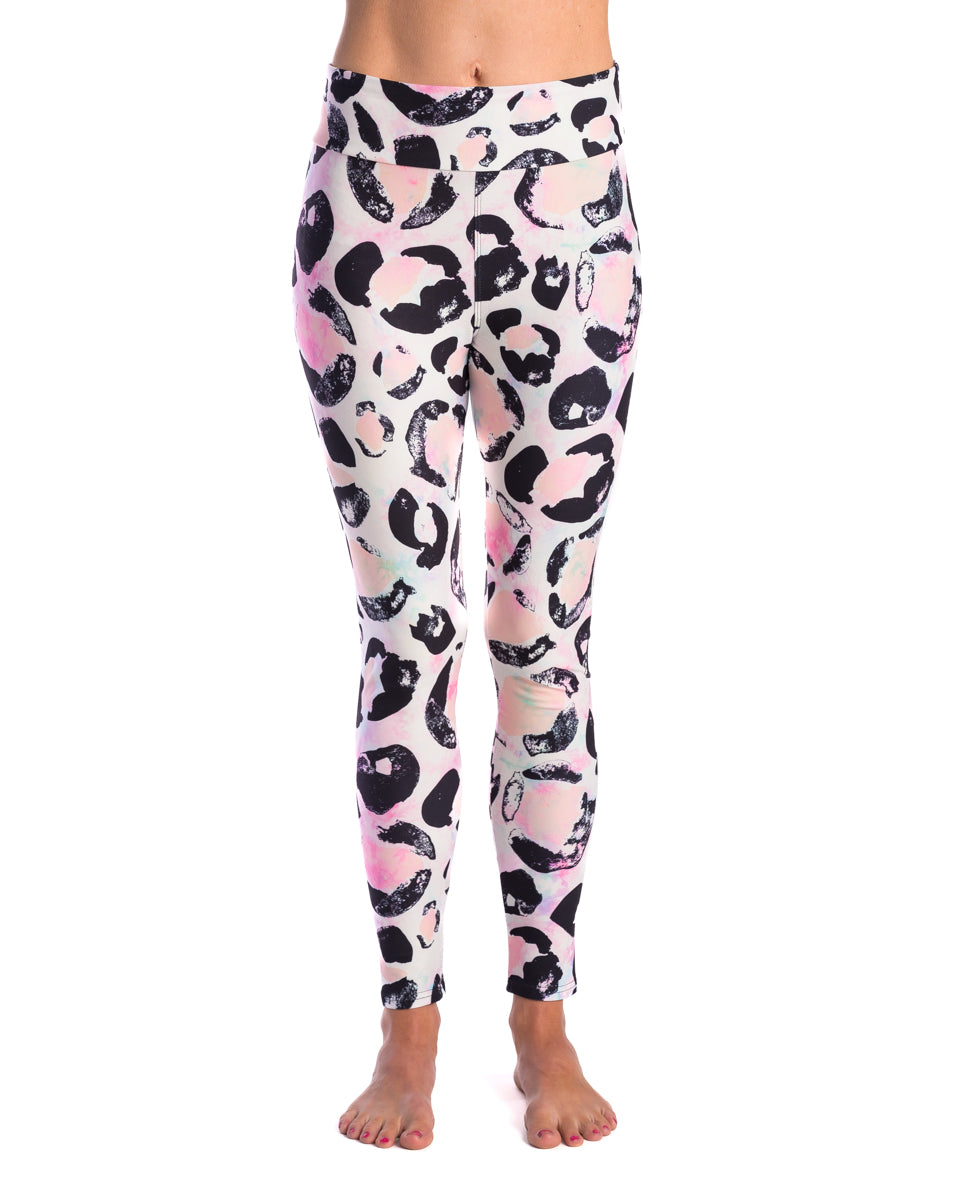 Pink Leopard Print Leggings